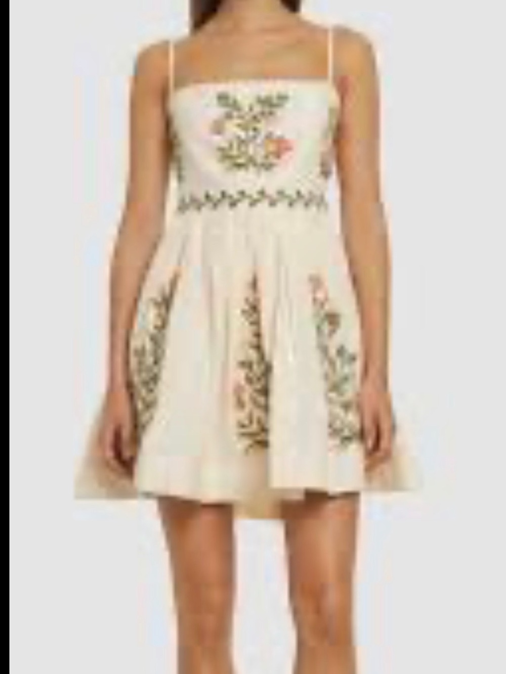 Agua by Agua Bendita Sapucai Cultivo Mini Dress Floral Embroidery XL (8/10)
